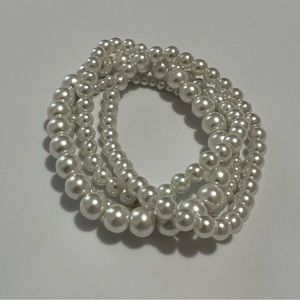 Faux Pearl Bracelets